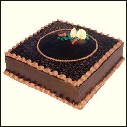 Click Here For Bigger Zoom - Dark Shadow - 1.5 kg Fresh Cream Cake